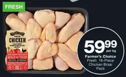 Checkers Farmer's Choice Fresh Chicken Braai Pack offer