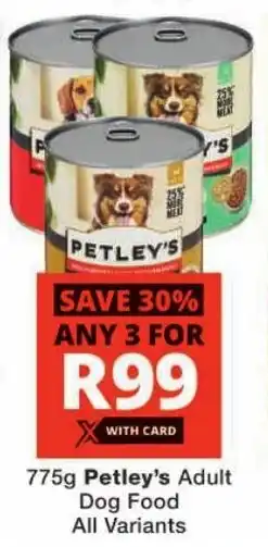 Checkers Petley's Adult Dog Food All Variants offer