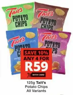 Checkers Tait's Potato Chips All Variants offer