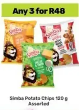 Game Simba Potato Chips Assorted offer