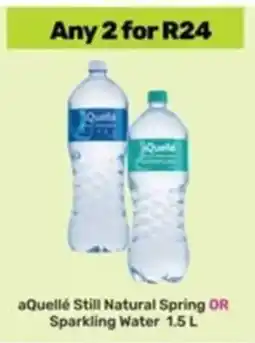 Game aQuelle Still Natural Spring OR Sparkling Water offer