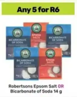 Game Robertsons Epsom Salt OR Bicarbonate of Soda offer