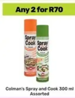 Game Colman's Spray and Cook Assorted offer