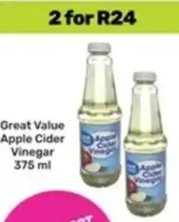 Game Great Value Apple Cider Vinegar offer