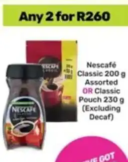 Game Nescafé Classic Assorted OR Classic Pouch (Excluding offer