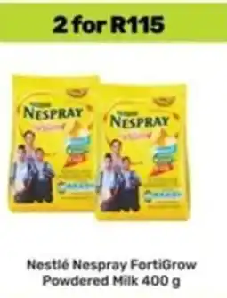 Game Nestlé Nespray FortiGrow Powdered Milk offer