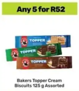 Game Bakers Topper Cream Biscuits Assorted offer