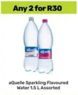 Game aQuelle Sparkling Flavoured Water Assorted offer