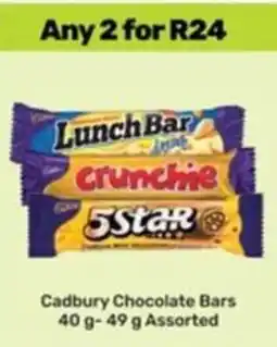 Game Cadbury Chocolate Bars Assorted offer