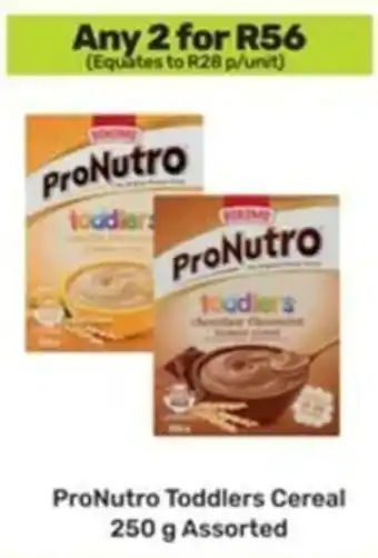 Game ProNutro Toddlers Cereal Assorted offer