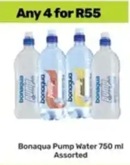 Game Bonaqua Pump Water Assorted offer