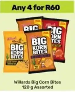 Game Willards Big Corn Bites Assorted offer