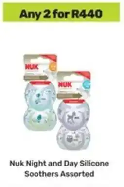 Game Nuk Night and Day Silicone Soothers Assorted offer