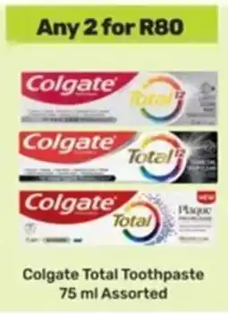 Game Colgate Total Toothpaste Assorted offer