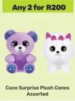 Game Coco Surprise Plush Cones Assorted offer