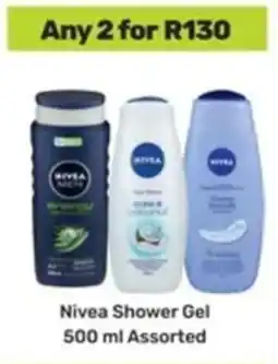 Game Nivea Shower Gel Assorted offer