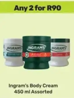 Game Ingram's Body Cream Assorted offer