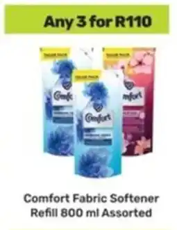 Game Comfort Fabric Softener Refill Assorted offer