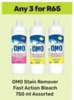 Game OMO Stain Remover Fast Action Bleach Assorted offer