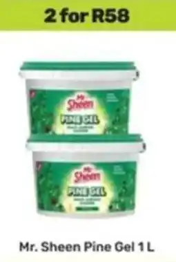 Game Mr. Sheen Pine Gel offer