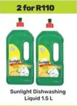 Game Sunlight Dishwashing Liquid offer