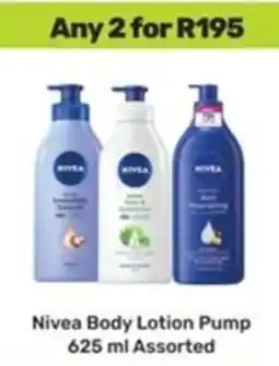 Game Nivea Body Lotion Pump Assorted offer