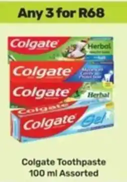 Game Colgate Toothpaste Assorted offer