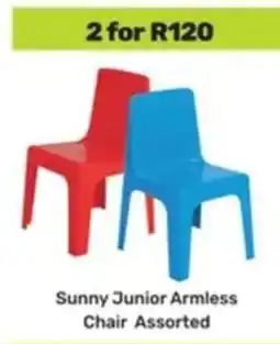 Game Sunny Junior Armless Chair Assorted offer