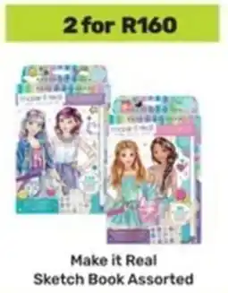 Game Make it Real Sketch Book Assorted offer