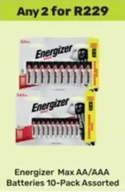 Game Energizer Max AA/AAA Batteries Assorted offer