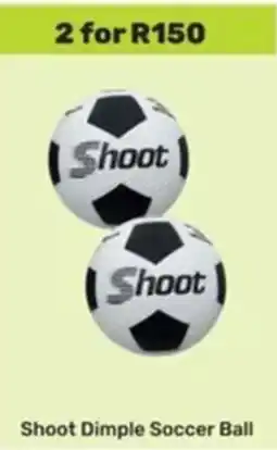 Game Shoot Dimple Soccer Ball offer