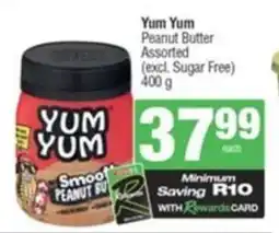 SuperSpar Yum Yum Peanut Butter Assorted (excl. Sugar Free) offer