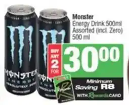 SuperSpar Monster Energy Drink Assorted (incl. Zero) offer