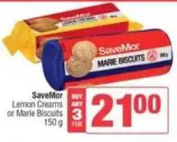 SuperSpar SaveMor Lemon Creams or Marie Biscuits offer