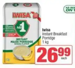 SuperSpar Iwisa Instant Breakfast Porridge offer