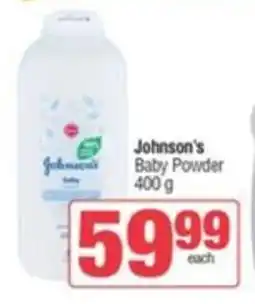 SuperSpar Johnson's Baby Powder offer