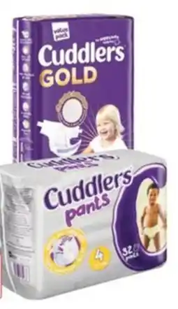 SuperSpar Cuddlers Disposable Diapers or Nappy Pants Assorted Sizes offer