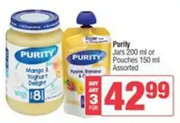 SuperSpar Purity Jars or Pouches Assorted offer