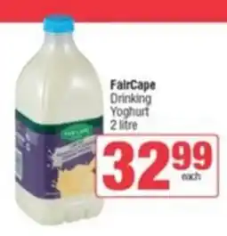 SuperSpar FairCape Drinking Yoghurt offer