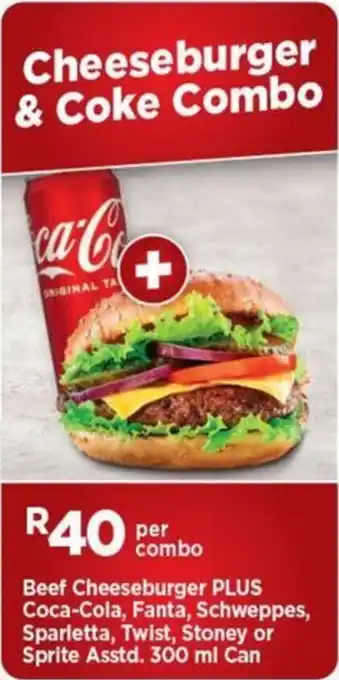 OK Express Cheeseburger & Coke Combo offer