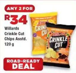 OK Express Willards Crinkle Cut Chips Asstd. offer