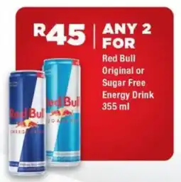 OK Express Red Bull Original or Sugar Free Energy Drink offer