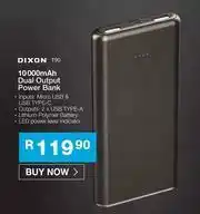 Cash Crusaders Dixon 10000 Mah Dual Output Power Bank T90 offer