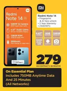 HiFi Corp Redmi Note 14 offer