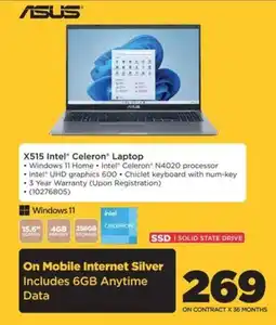 HiFi Corp ASUS X515 Intel Celeron Laptop offer