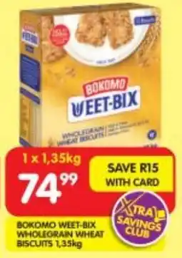 Shoprite Bokomo weet-bix wholegrain wheat biscuits offer