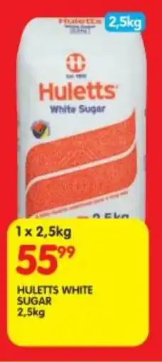 Shoprite Huletts white sugar offer