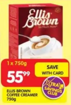 Shoprite Ellis brown coffee creamer offer