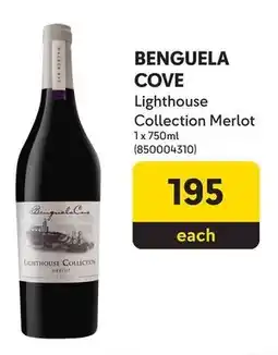 Makro’s liquor BENGUELA COVE Lighthouse Collection Merlot offer