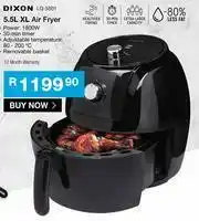 Cash Crusaders Dixon 5.5Ltr XL Air Fryer LQ-5501 offer